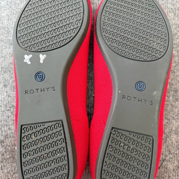 Rothy's Red Pointed Flats - Picture 10 of 15